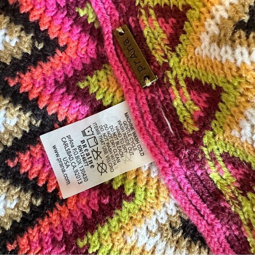 Prana Pink Multicolor Zig Zag Scarf and Headband - Picture 5 of 5